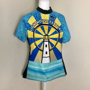 Voler Jersey Lighthouse Century San Luis Obispo SLOBC Cycling SZ M